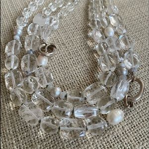 Silpada Sterling Silver and crystal nexklace